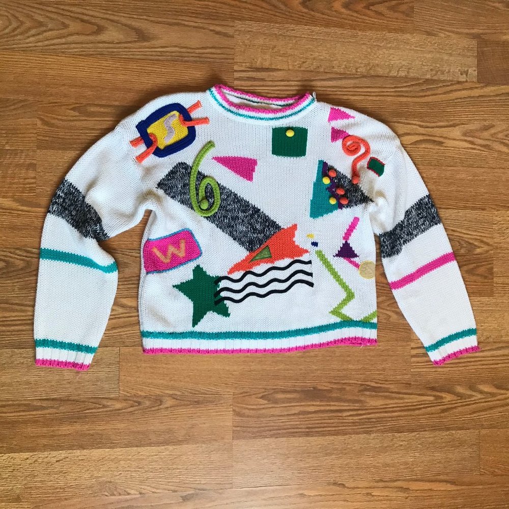 The Perfect Vintage 80s Ugly Sweater